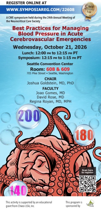 Poster for Best Practices for Managing Blood Pressure in Acute Cerebrovascular Emergencies