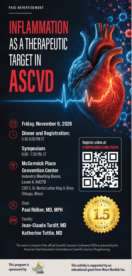 Poster for Inflammation as a Therapeutic Target in ASCVD